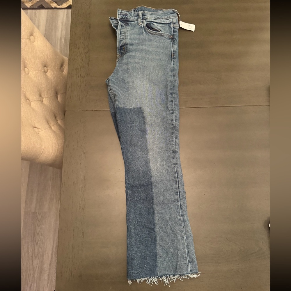 Gap patchwork / two tone jeans size 29